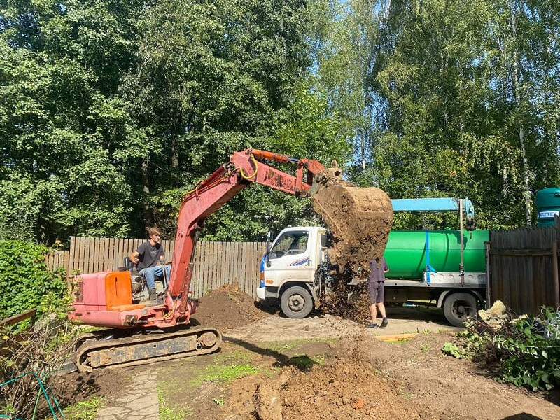 Монтаж газгольдера Спецгаз 6600 л в Электростали под ключ с земляными работами